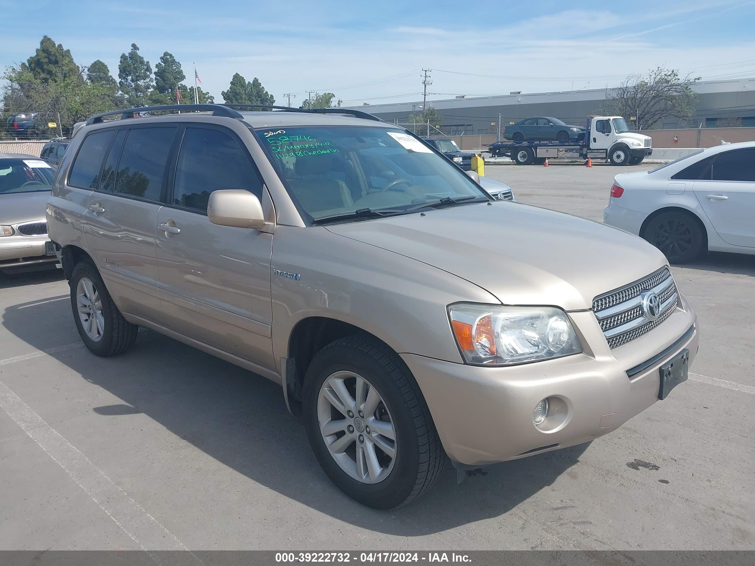 toyota highlander 2006 jteew21a360033618