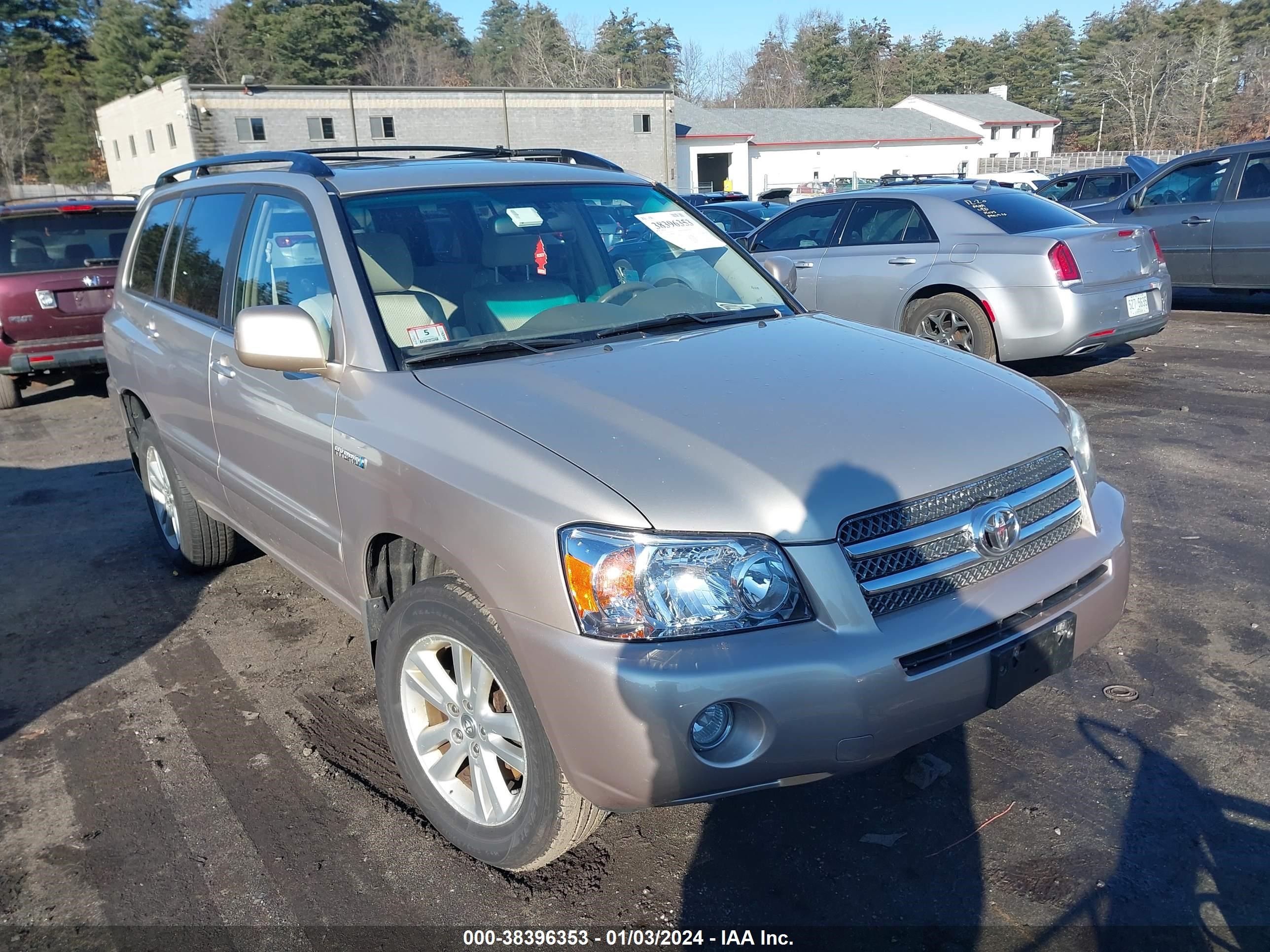 toyota highlander 2007 jteew21a670042864