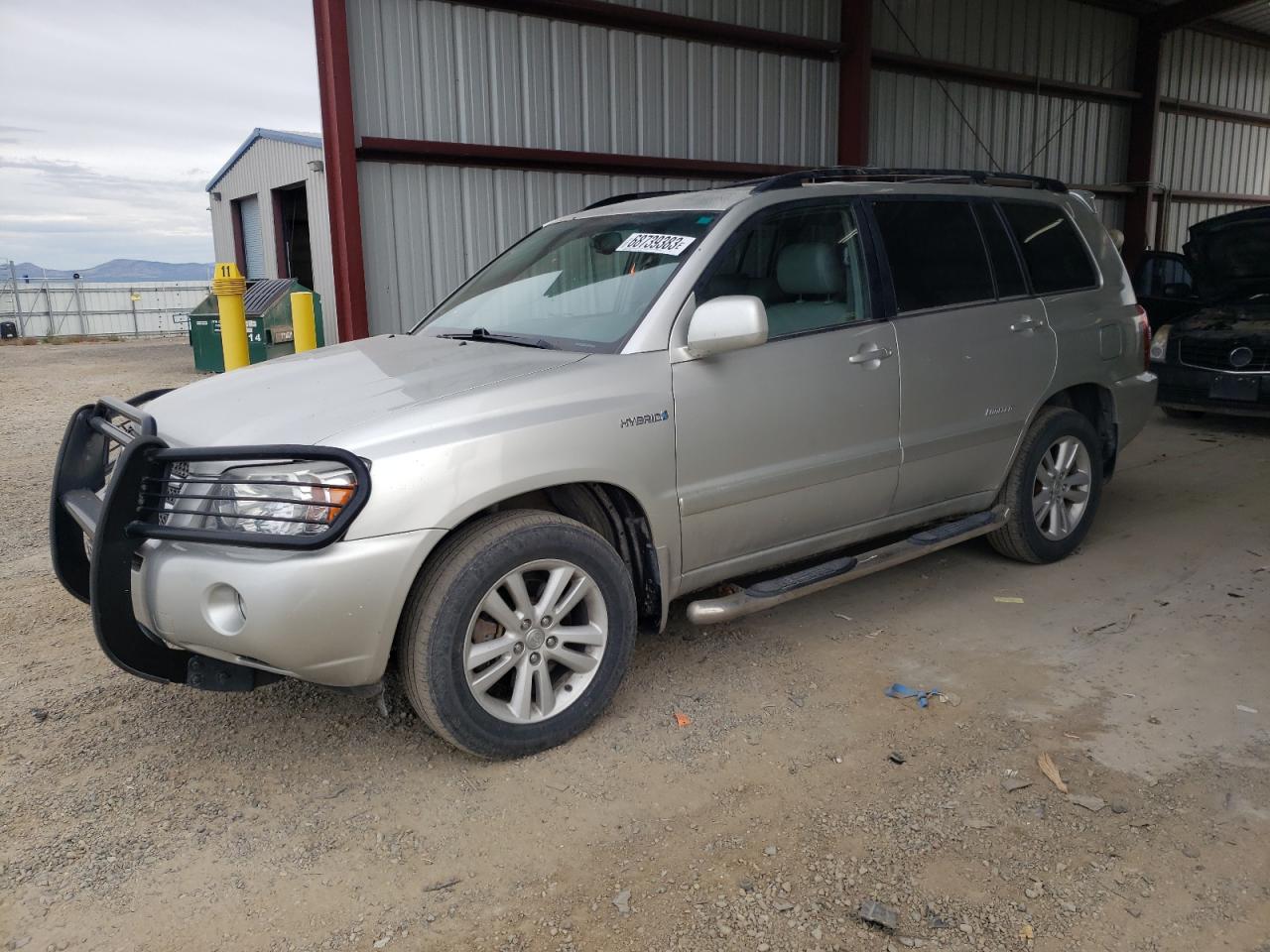 toyota highlander 2007 jteew21a870038069