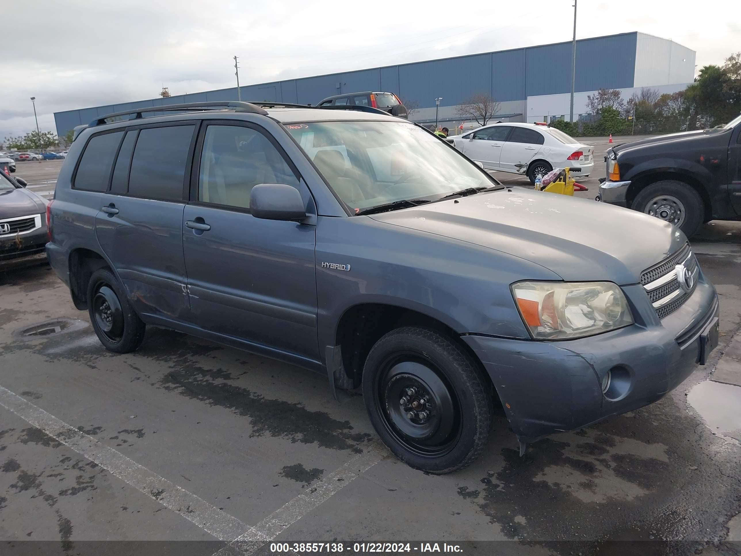 toyota highlander 2006 jteew21a960020792