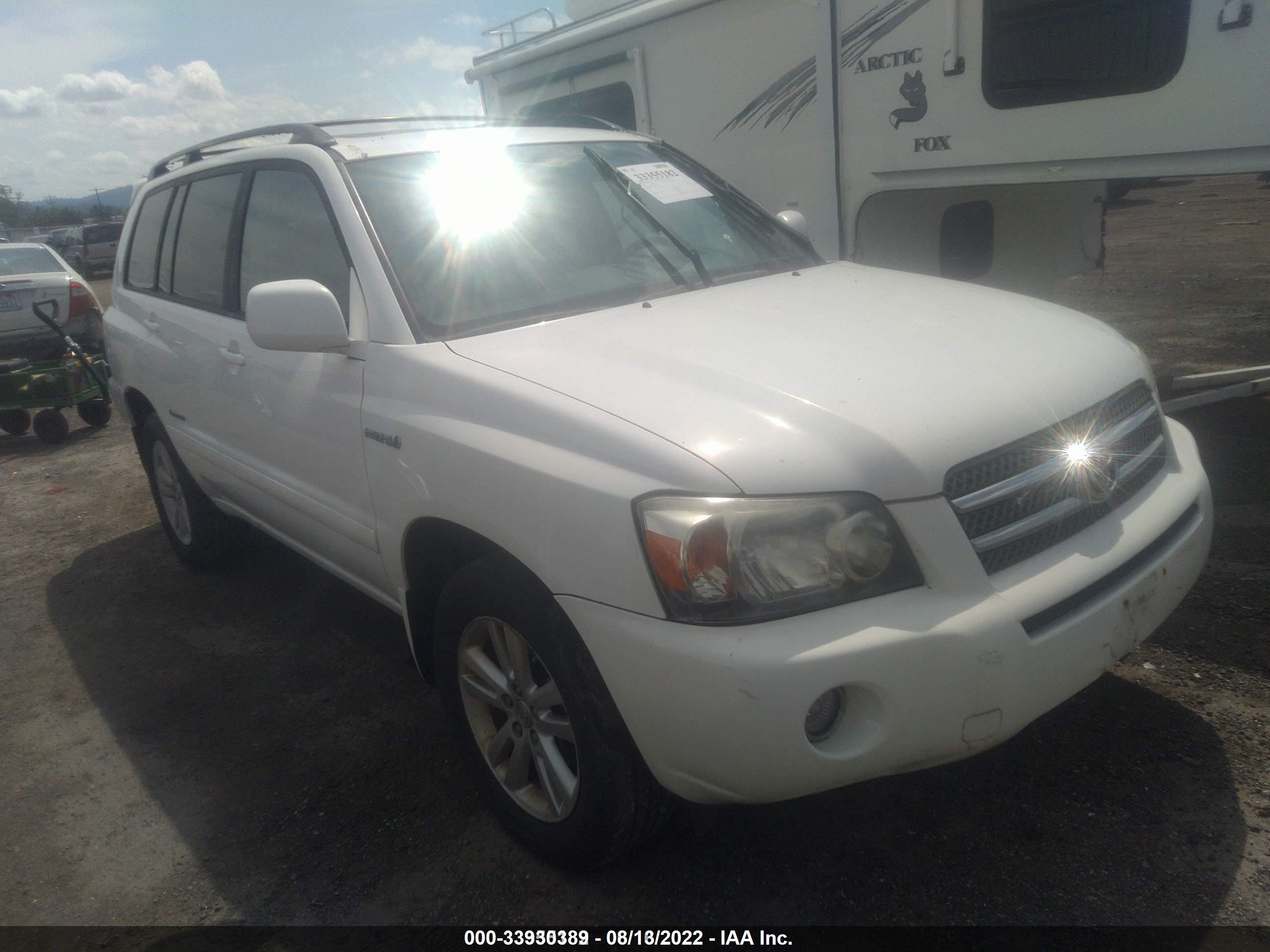 toyota highlander 2006 jteew21a960027838