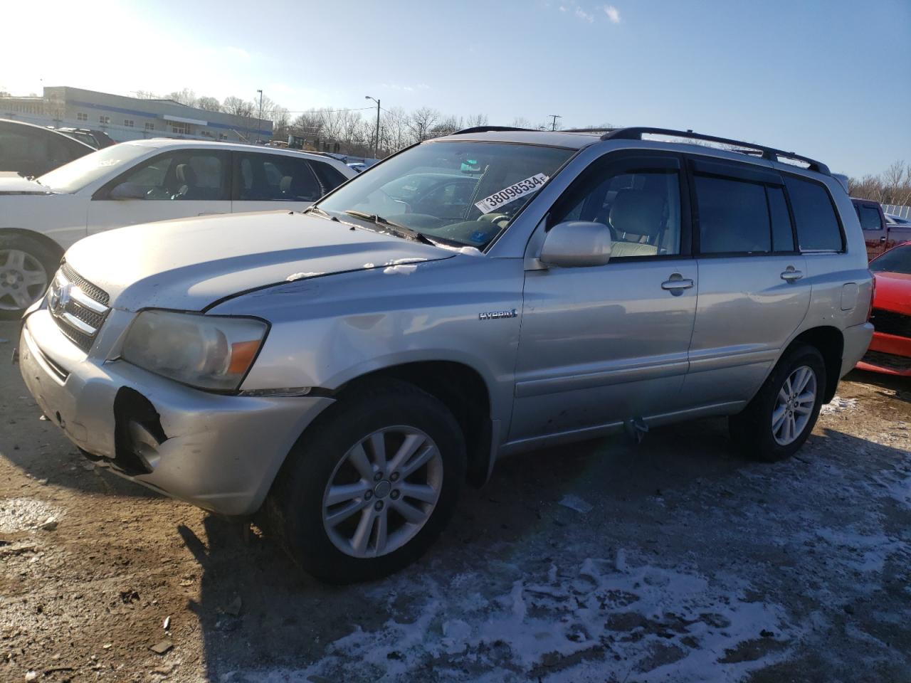 toyota highlander 2007 jteew21a970044849