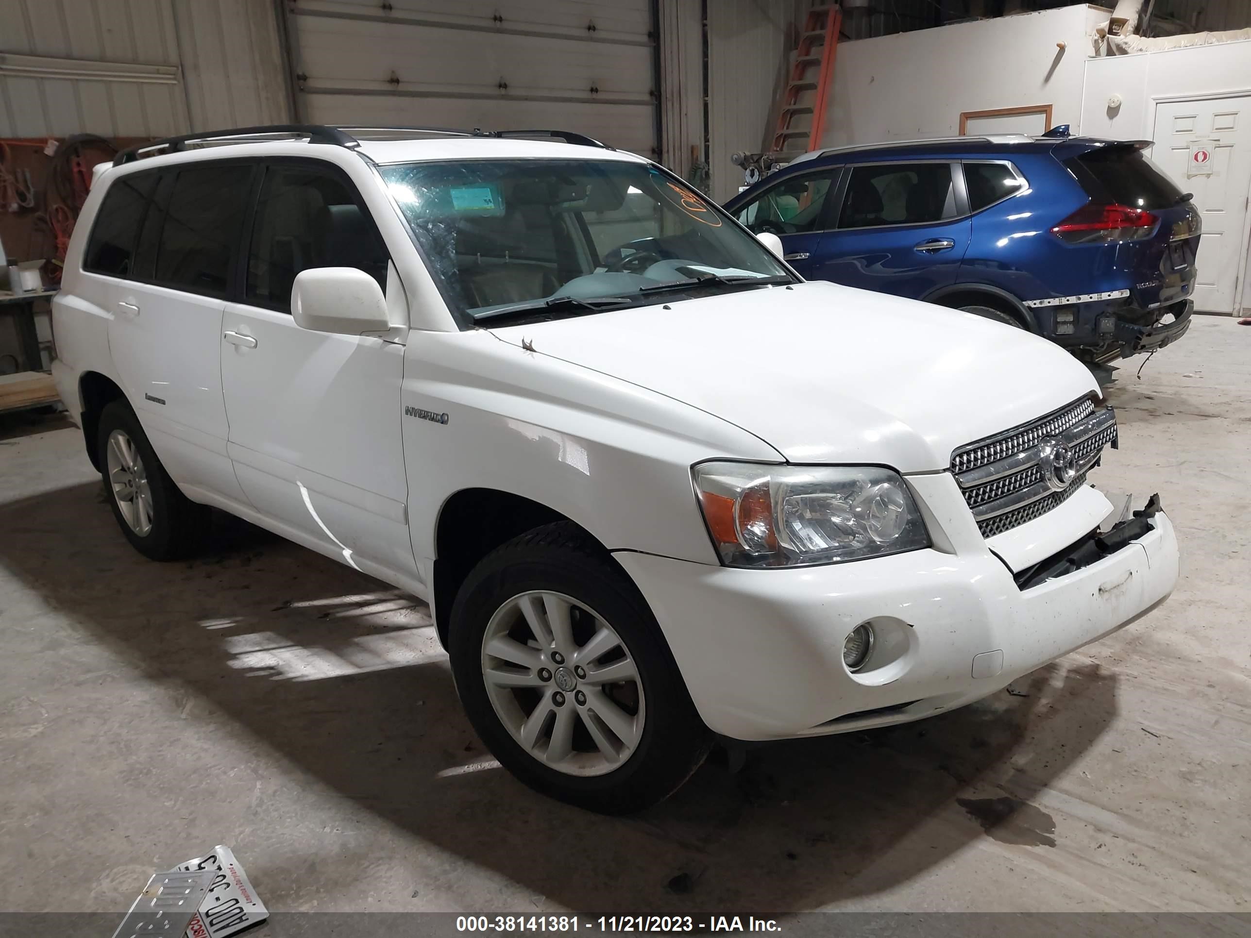 toyota highlander 2007 jteew21ax70036050