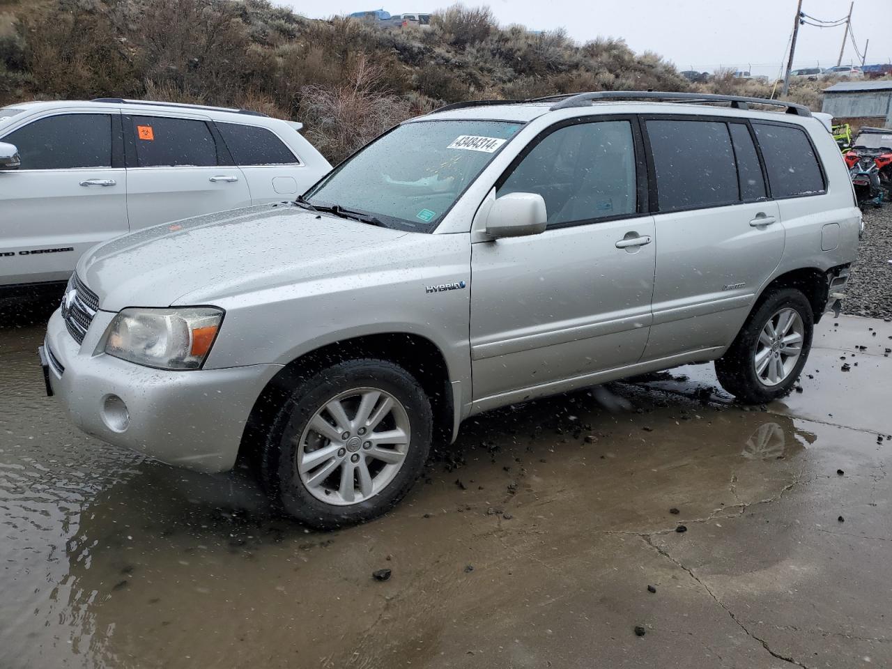 toyota highlander 2007 jteew21ax70038865