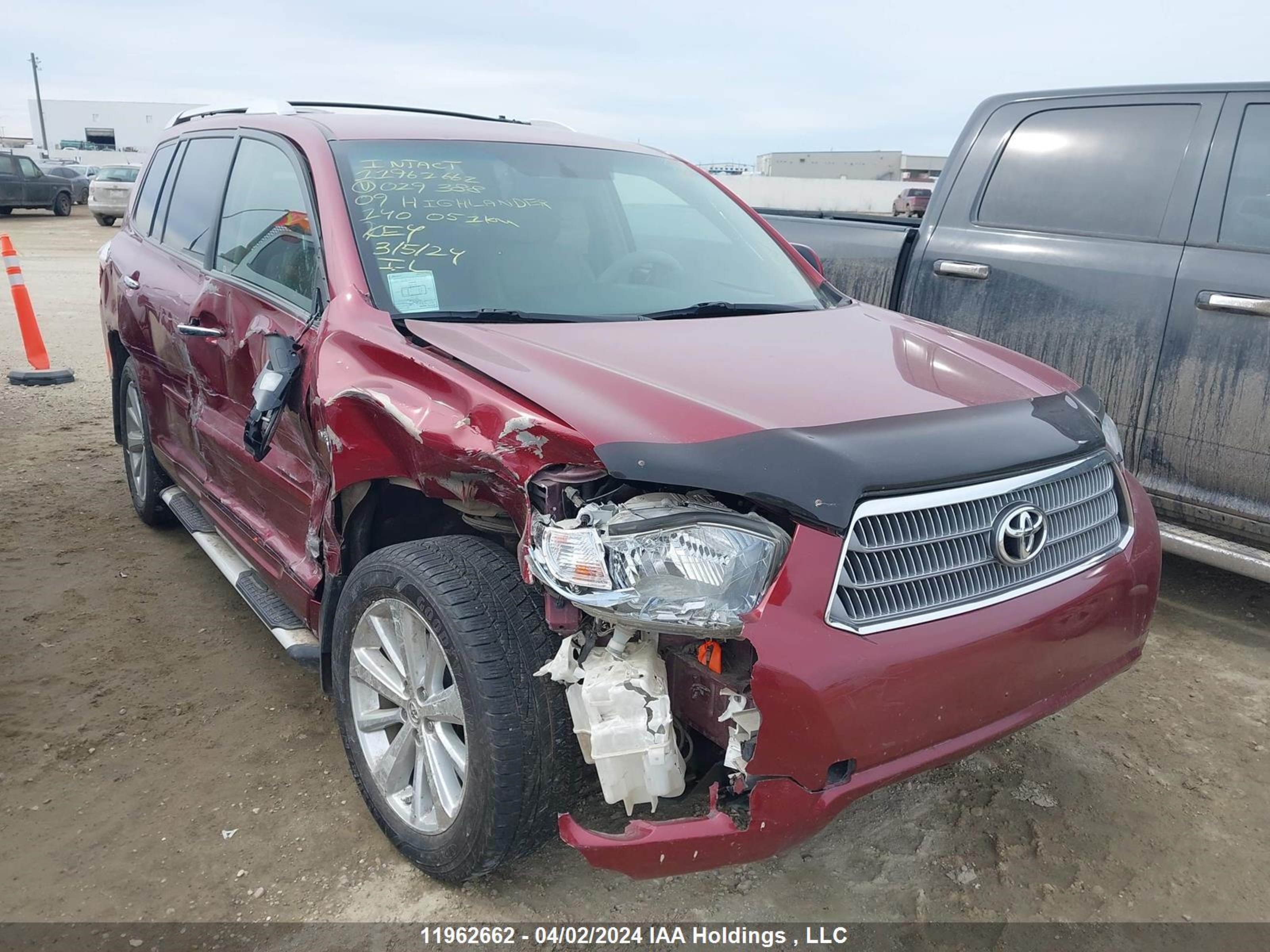 toyota highlander 2009 jteew41a892029388