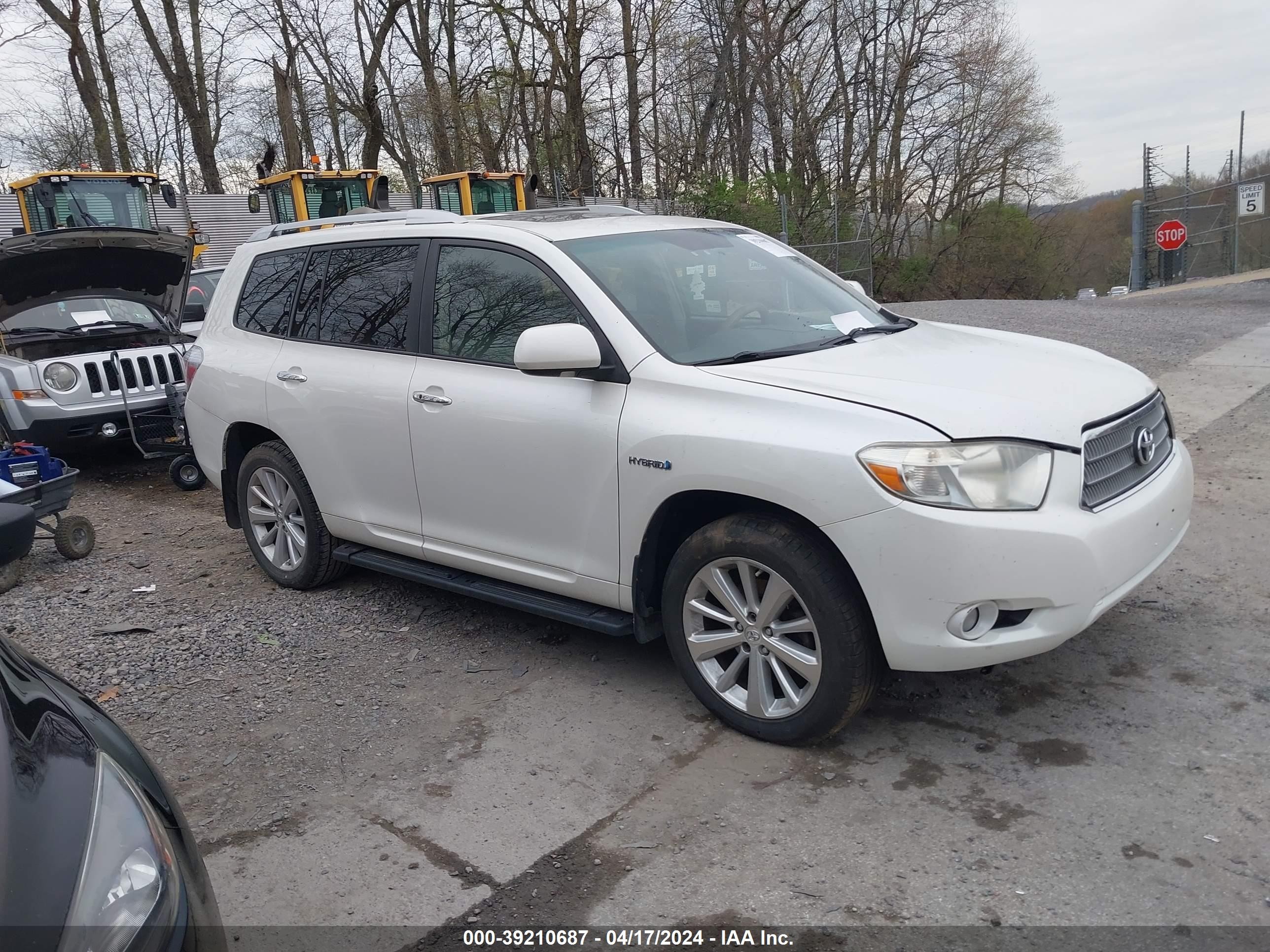 toyota highlander 2008 jteew44a882010141