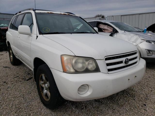 toyota highlander 2003 jtegd21a130060732