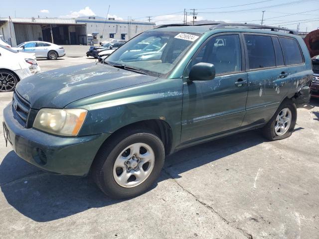 toyota highlander 2001 jtegd21a210015036