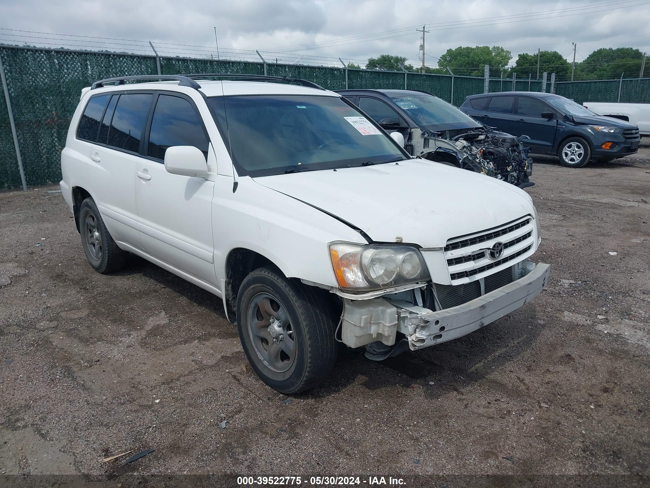 toyota highlander 2003 jtegd21a230059489