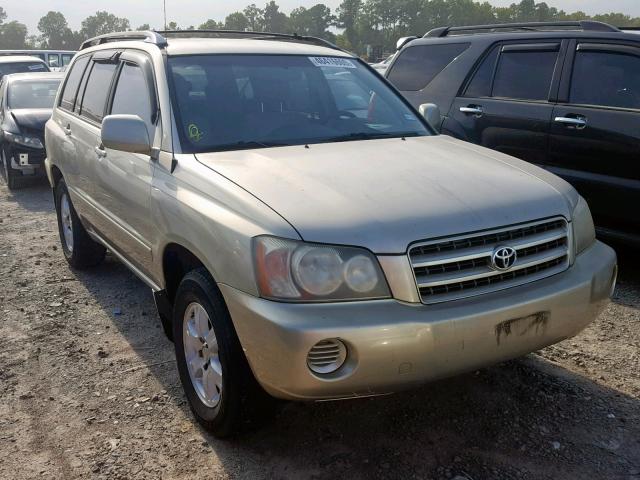 toyota highlander 2001 jtegd21a310012811