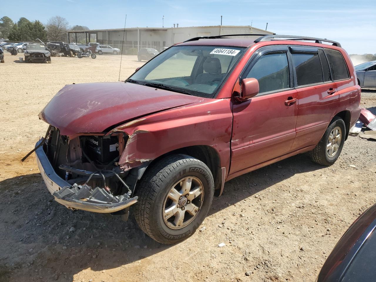 toyota highlander 2002 jtegd21a420031983