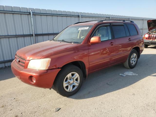 toyota highlander 2003 jtegd21a430058618