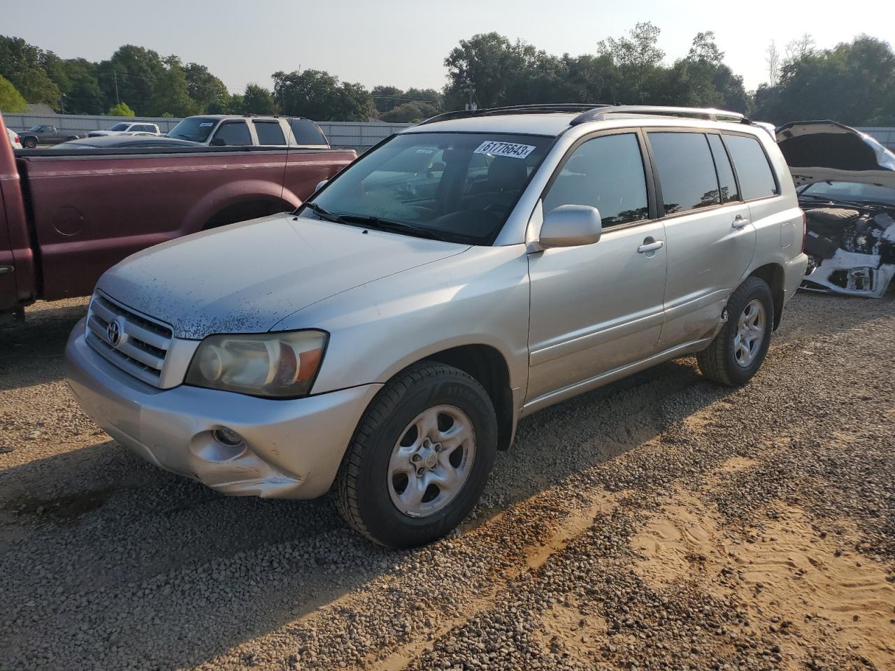 toyota highlander 2007 jtegd21a570159625