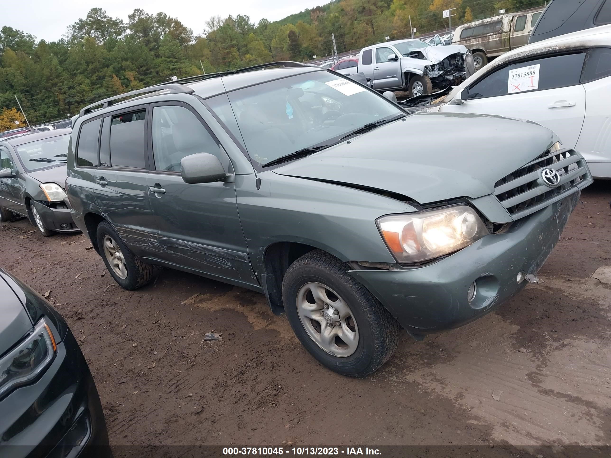 toyota highlander 2007 jtegd21a570161116