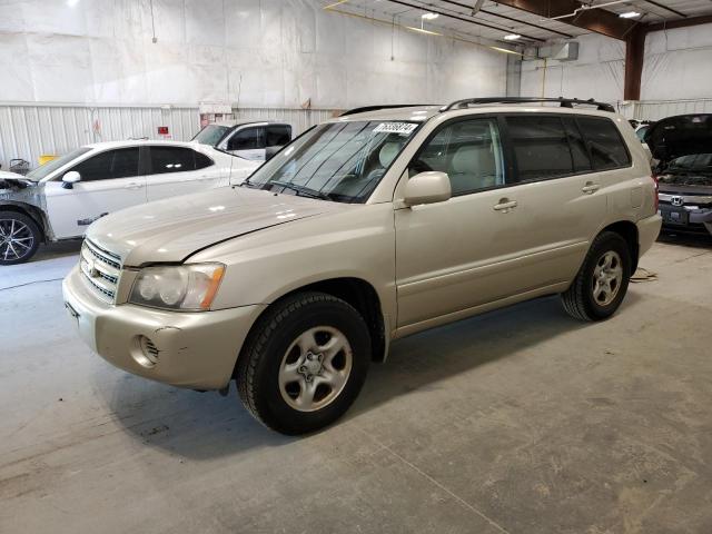 toyota highlander 2002 jtegd21a620043245