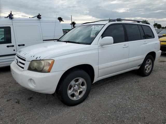 toyota highlander 2003 jtegd21a630073587