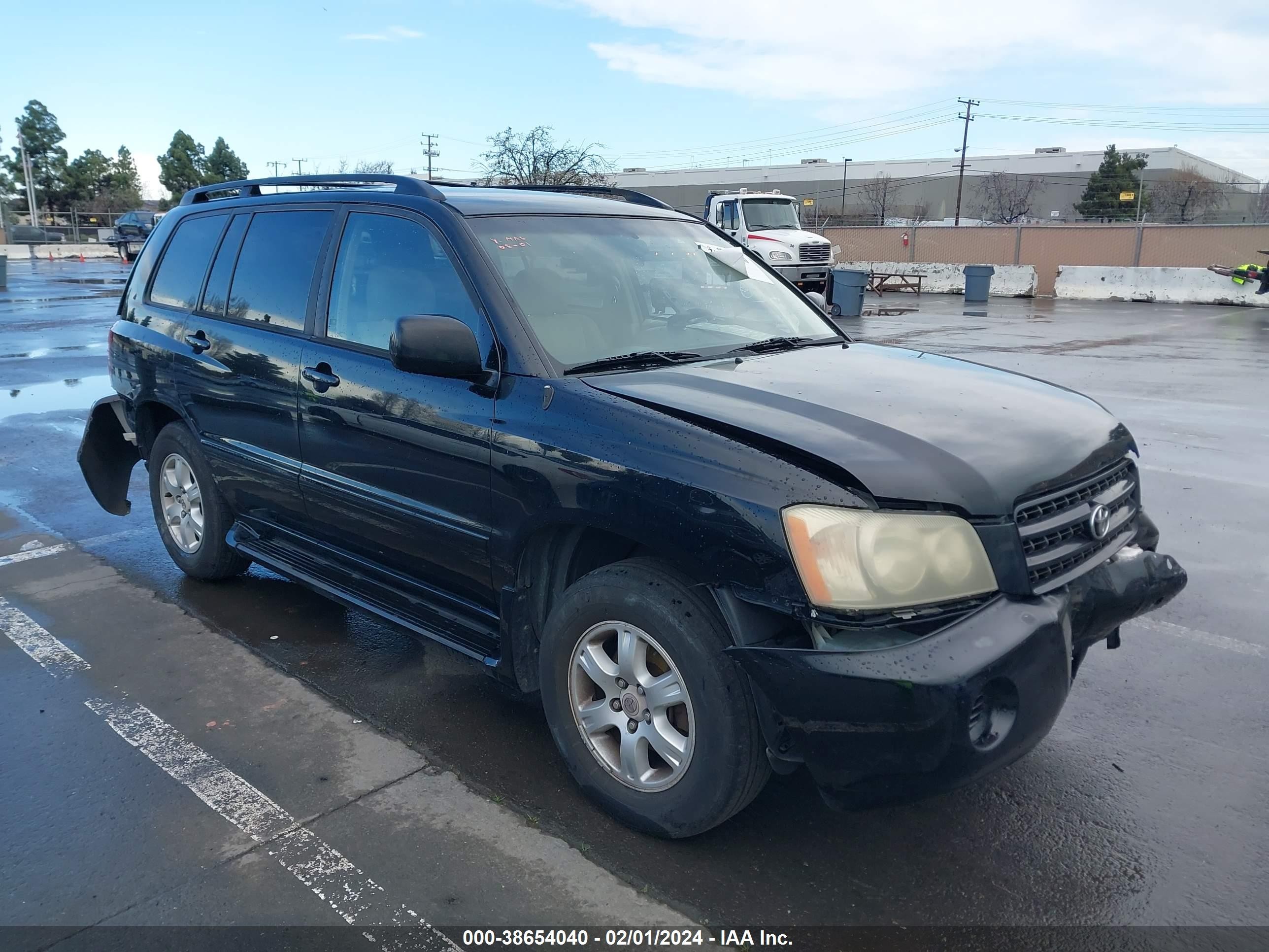 toyota highlander 2002 jtegd21a720038488