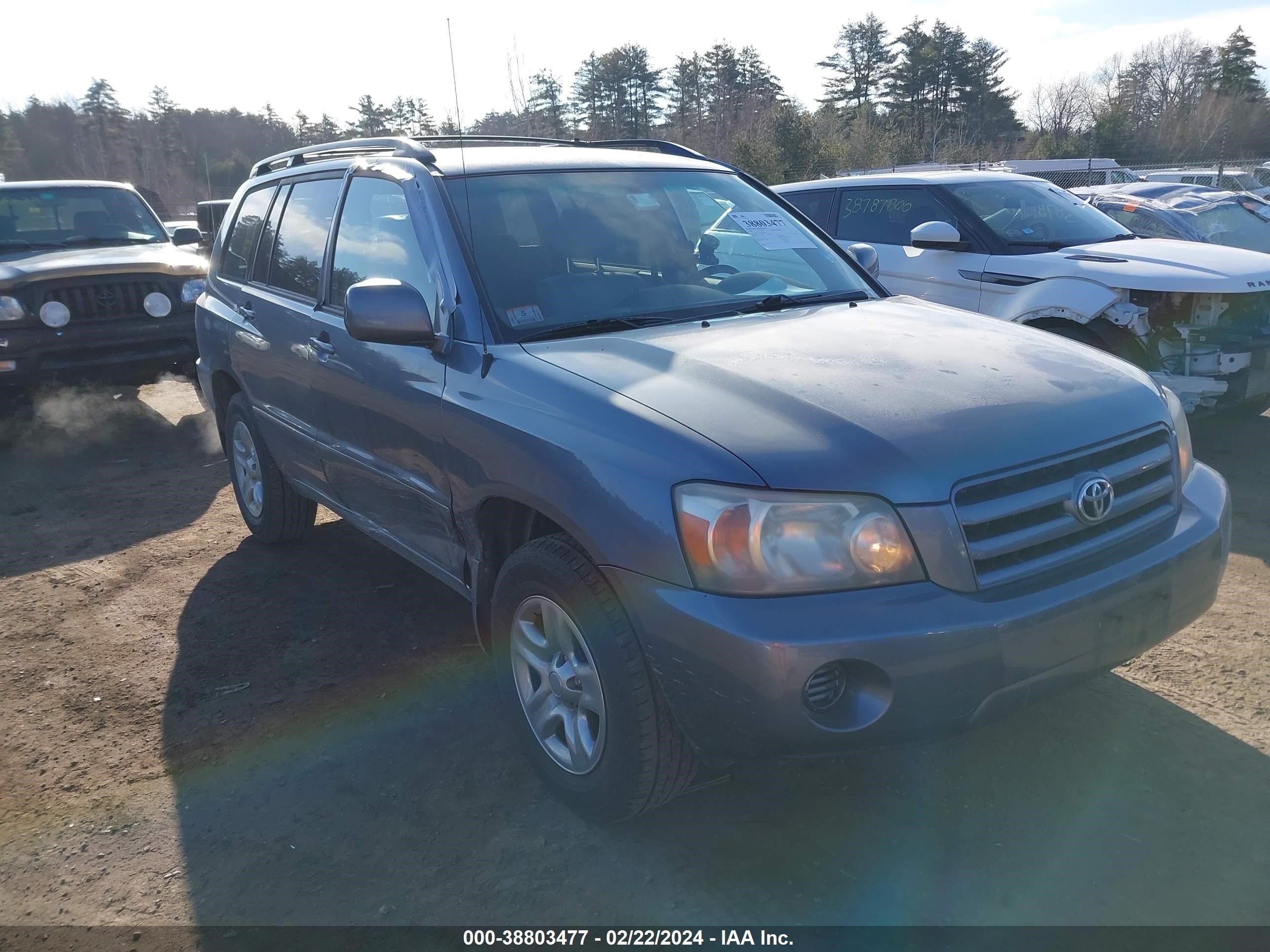 toyota highlander 2006 jtegd21a760133140