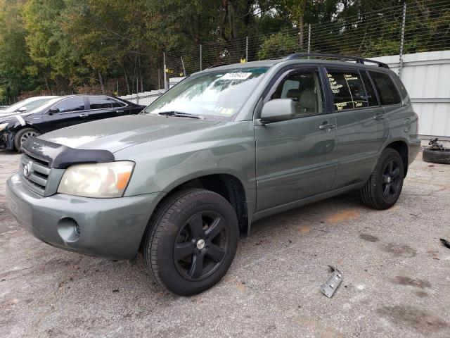 toyota highlander 2006 jtegd21a760144882