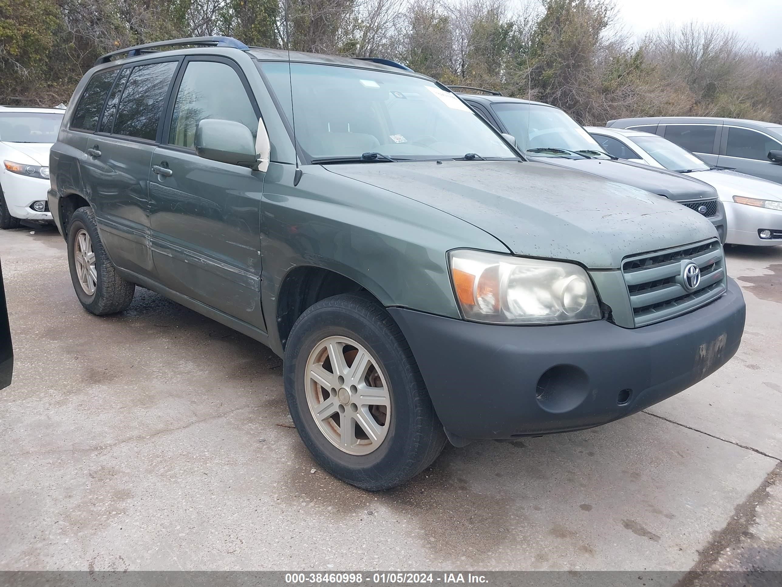 toyota highlander 2006 jtegd21a860142493