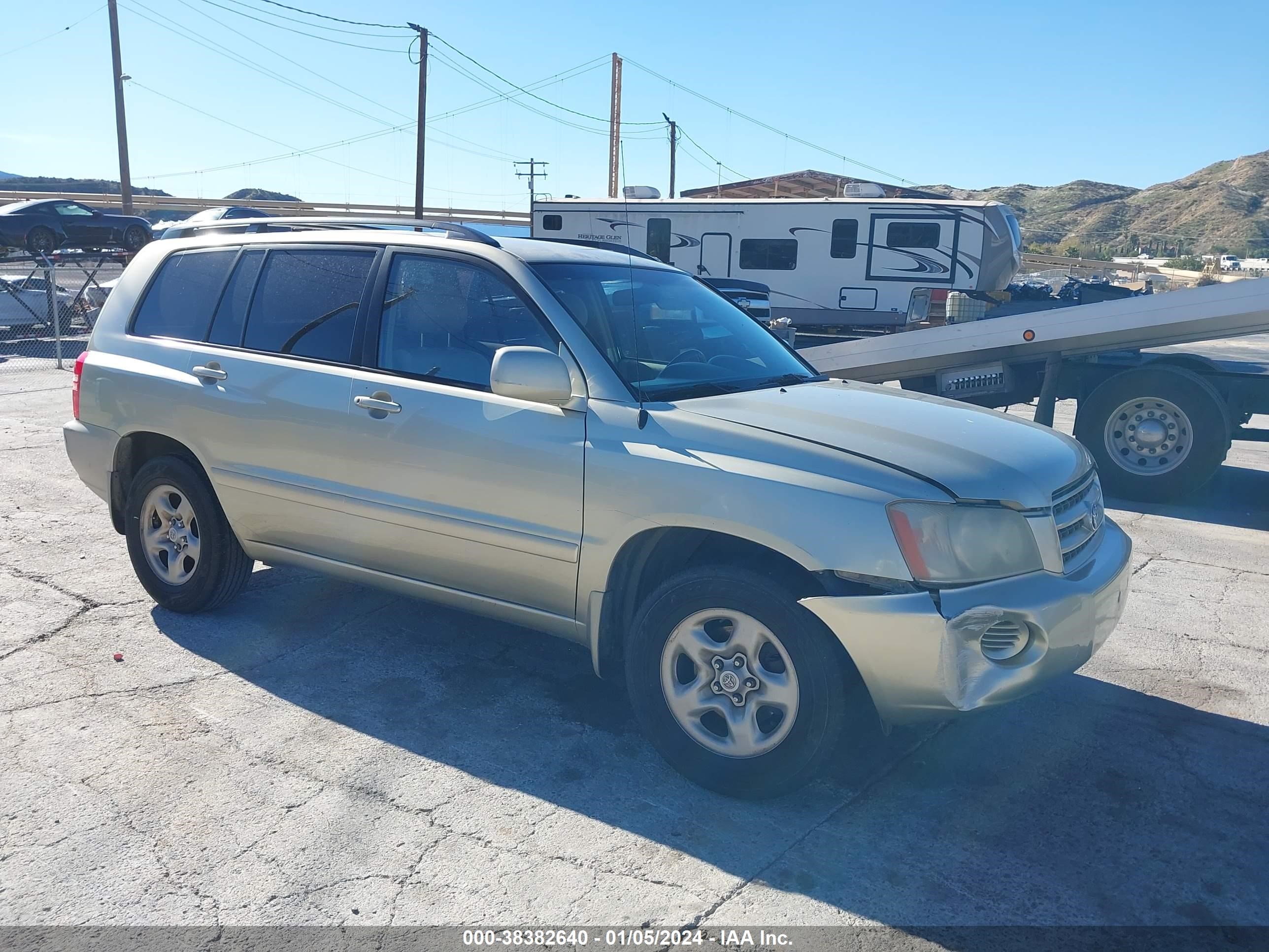 toyota highlander 2003 jtegd21a930071591