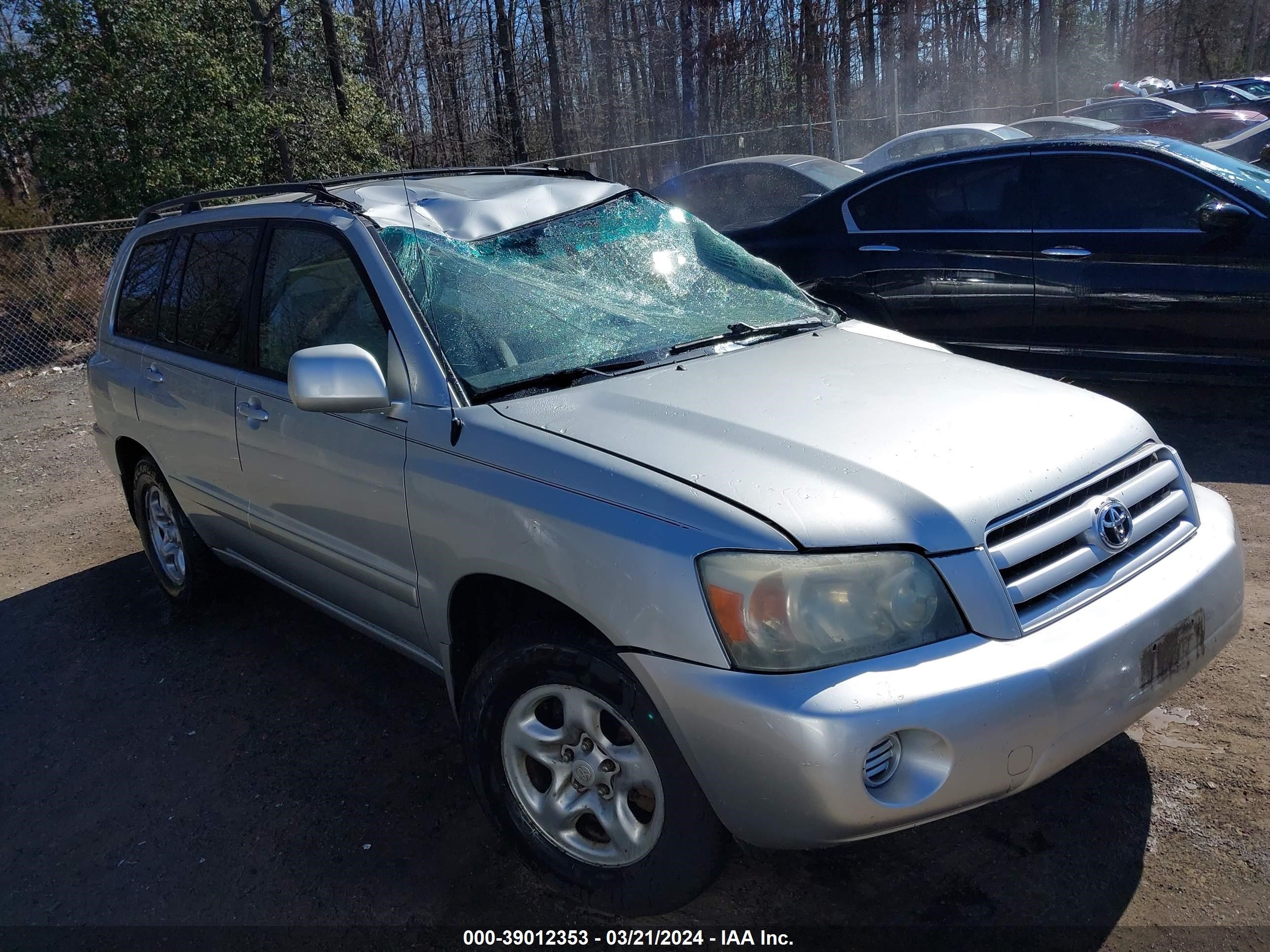 toyota highlander 2004 jtegd21a940086352