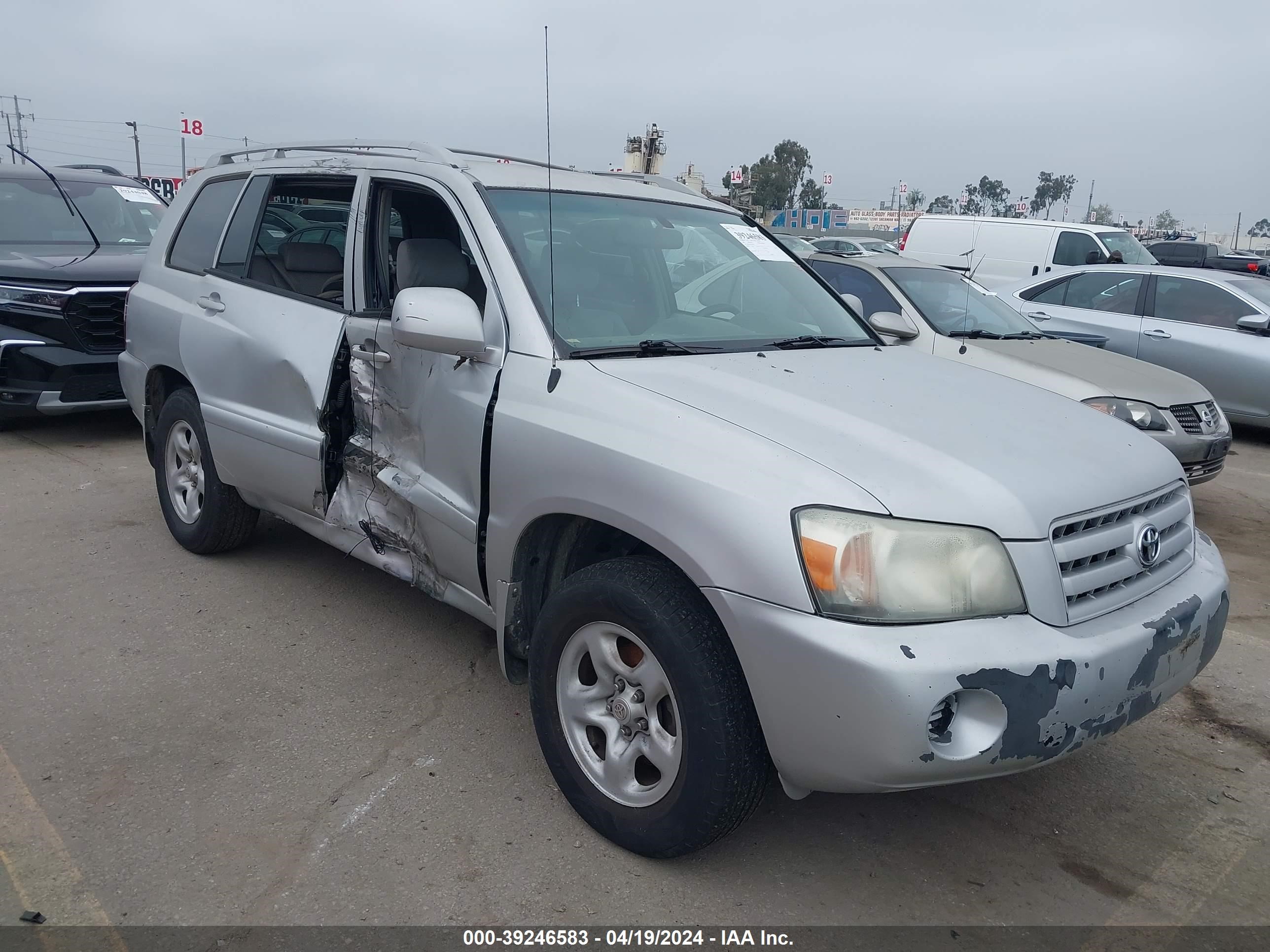 toyota highlander 2005 jtegd21a950129427