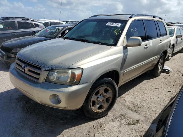 toyota highlander 2006 jtegd21a960147654