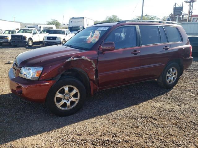 toyota highlander 2004 jtegd21ax40081449