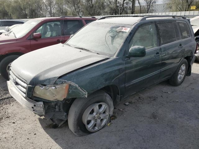 toyota highlander 2001 jtegf21a010001954