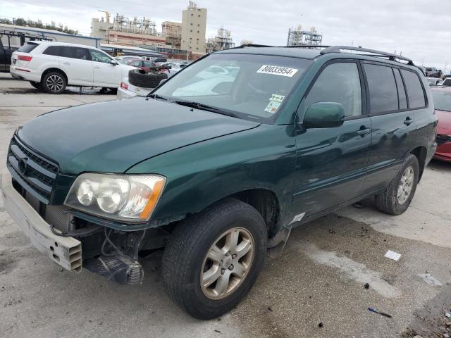 toyota highlander 2003 jtegf21a030100177