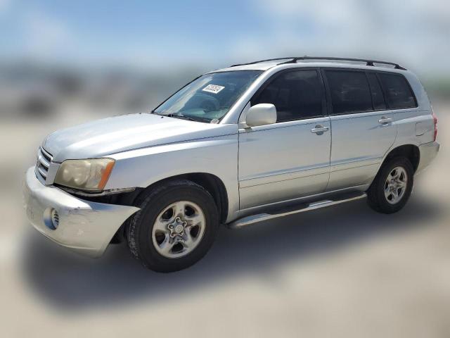 toyota highlander 2001 jtegf21a210022840