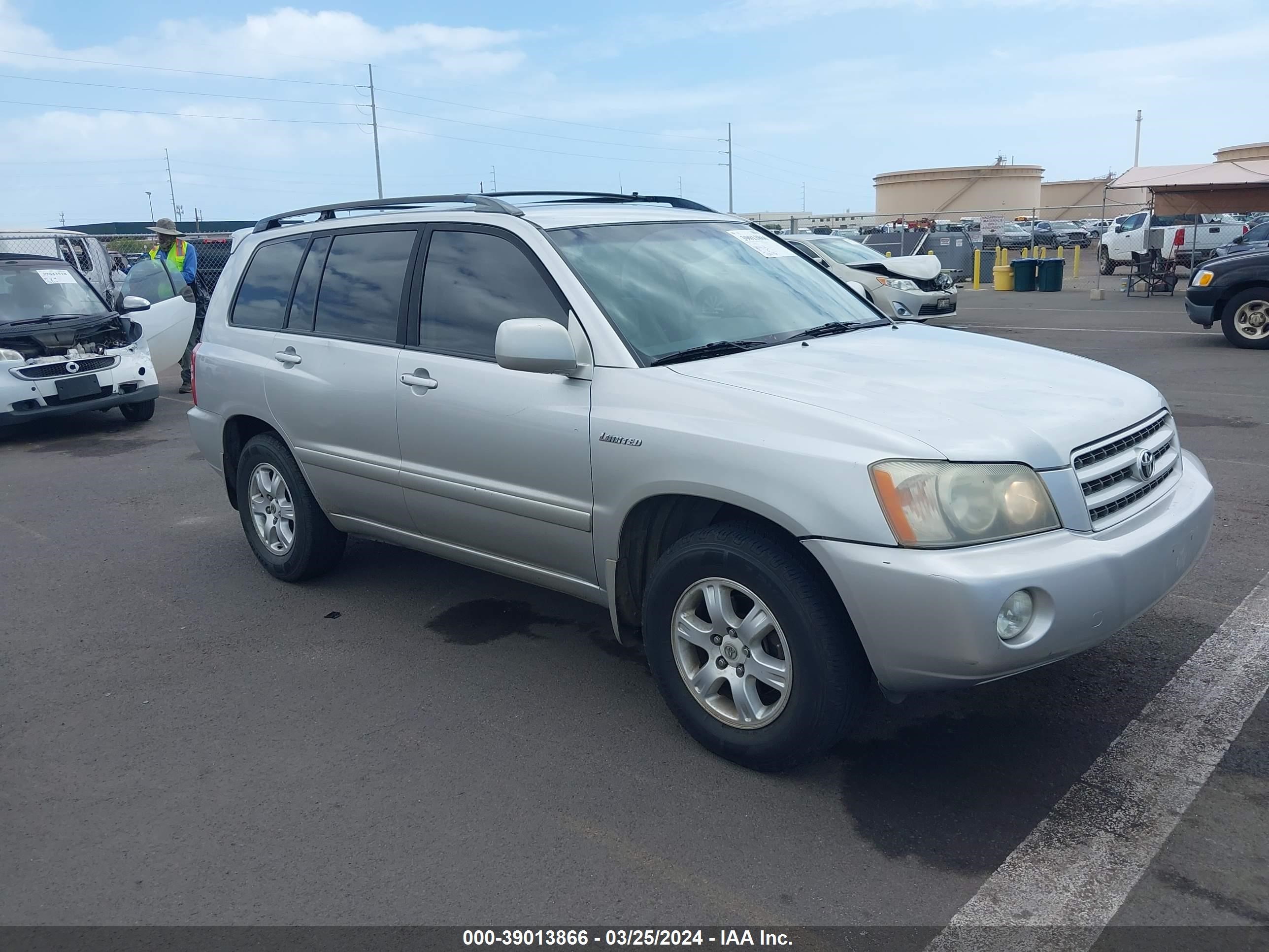 toyota highlander 2002 jtegf21a220034150