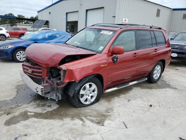 toyota highlander 2001 jtegf21a310018361