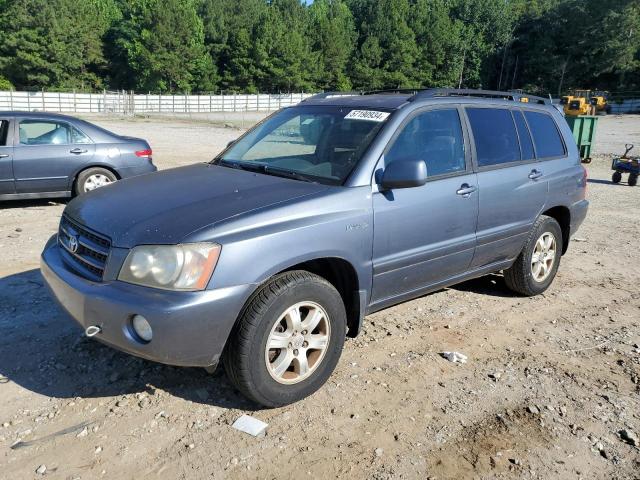 toyota highlander 2002 jtegf21a320051510