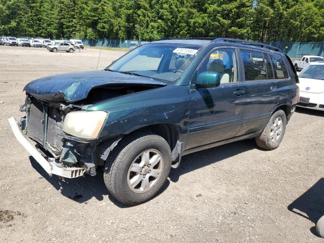 toyota highlander 2002 jtegf21a620049864