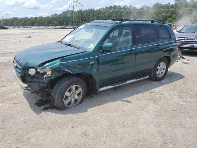 toyota highlander 2001 jtegf21a710010554