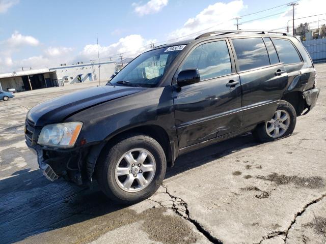 toyota highlander 2003 jtegf21ax30099653