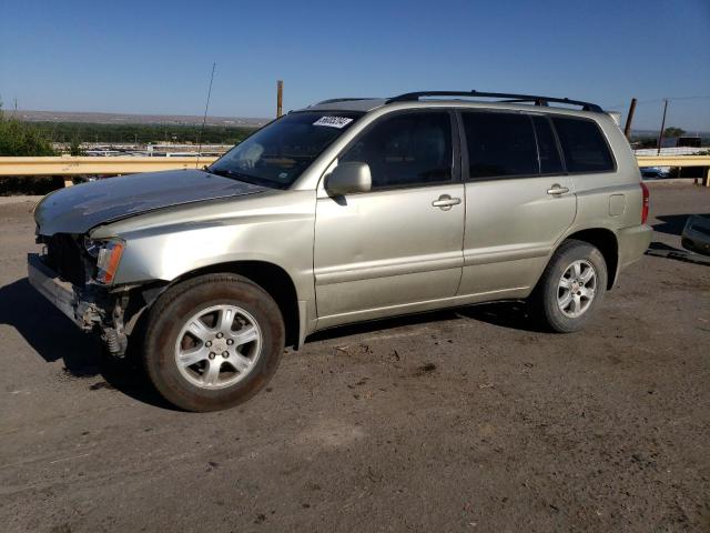 toyota highlander 2003 jtegf21ax30113583