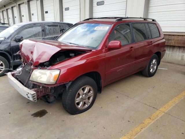 toyota highlander 2005 jtegp21a050076513