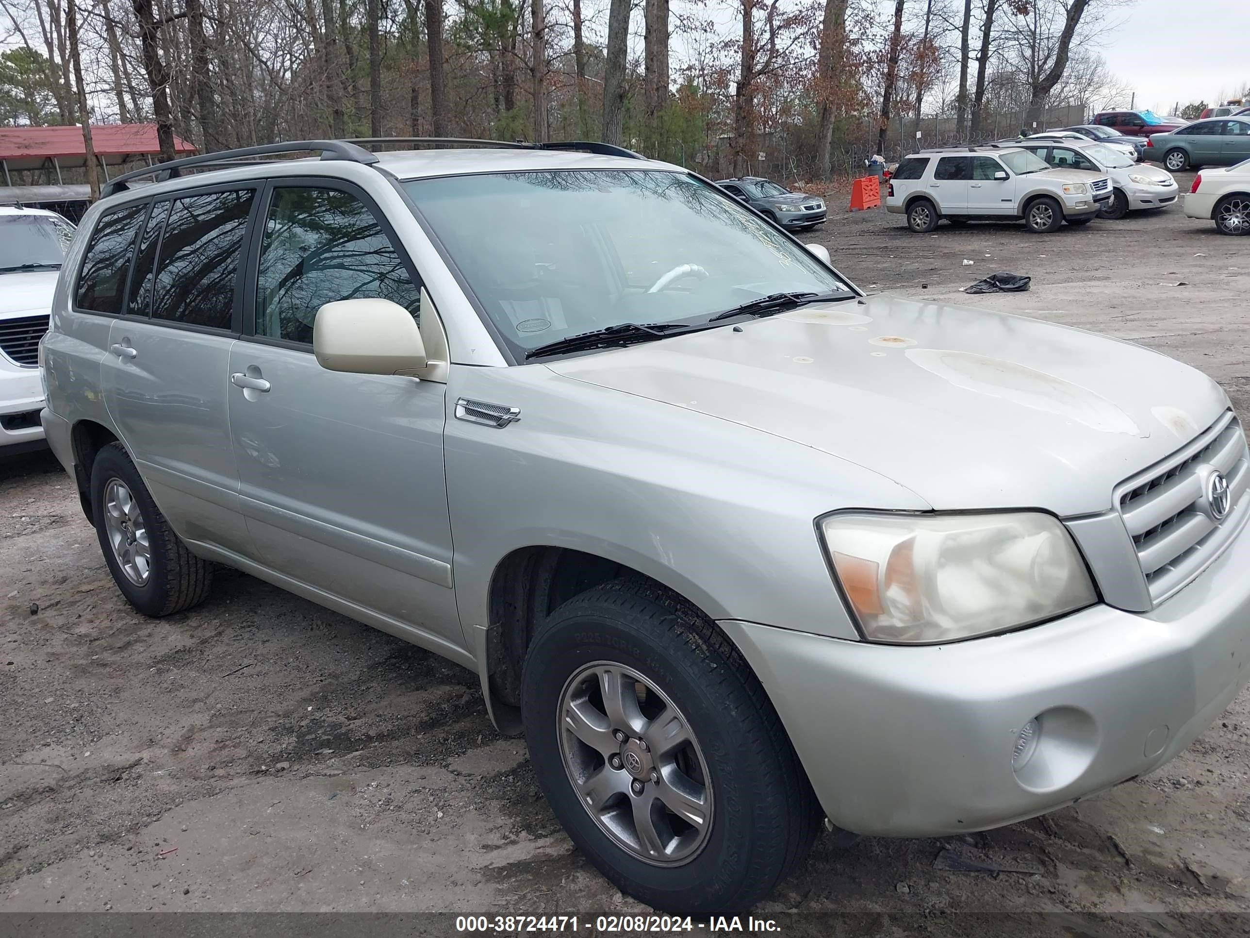 toyota highlander 2004 jtegp21a340029247