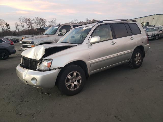 toyota highlander 2005 jtegp21a450059262