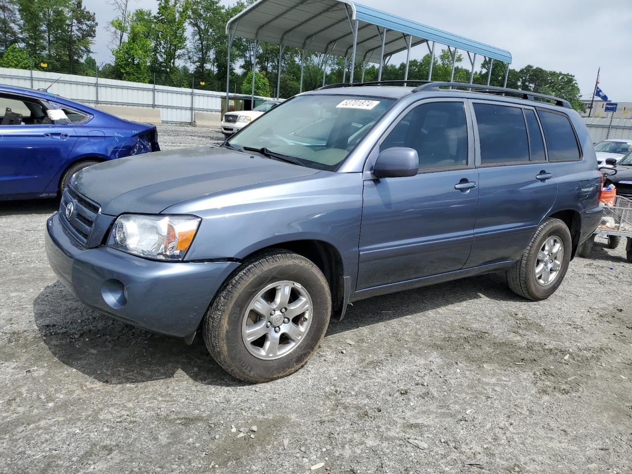 toyota highlander 2006 jtegp21a760115793