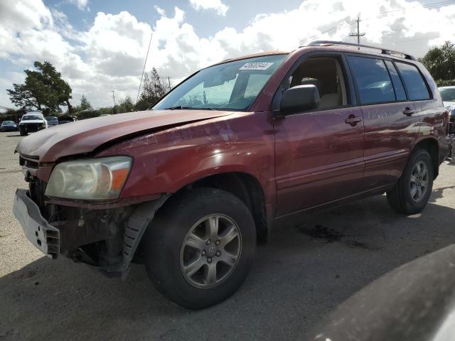 toyota highlander 2005 jtegp21ax50079404