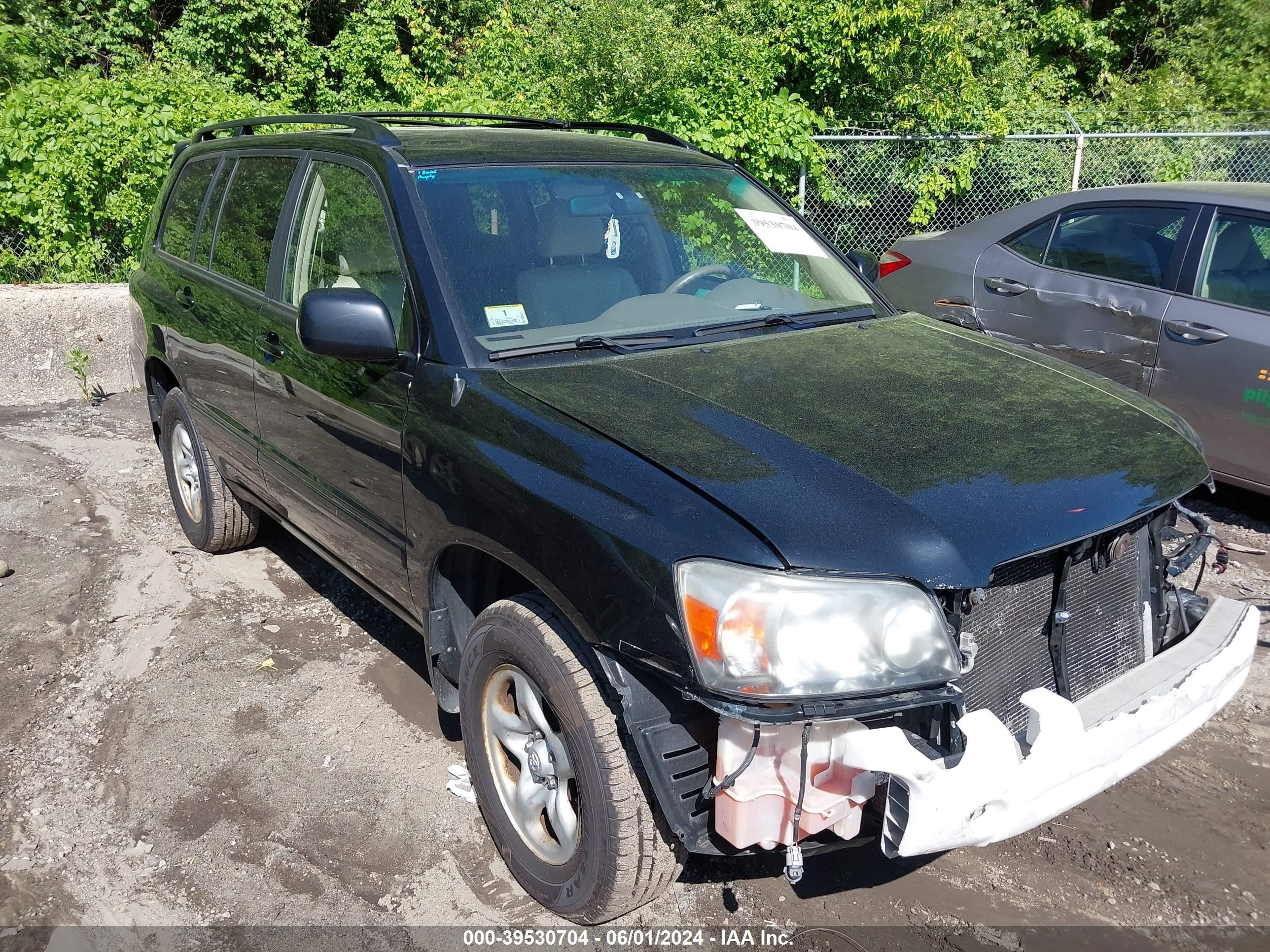 toyota highlander 2007 jtehd21a770048921