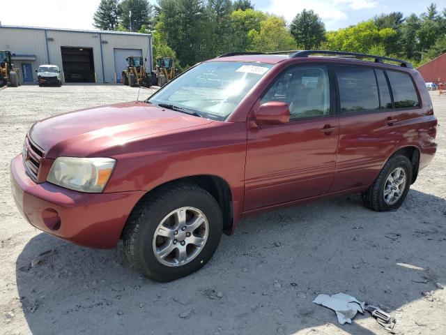 toyota highlander 2006 jtehd21ax60040469