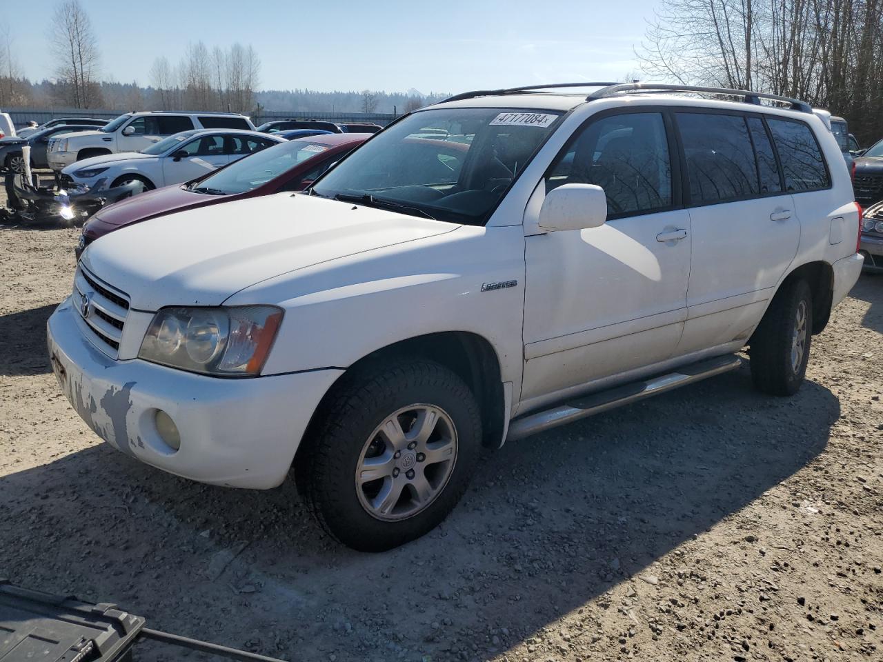 toyota highlander 2001 jtehf21a010014157