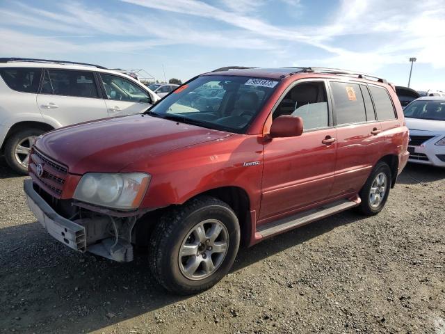 toyota highlander 2002 jtehf21a020062470