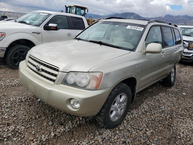 toyota highlander 2001 jtehf21a110009386