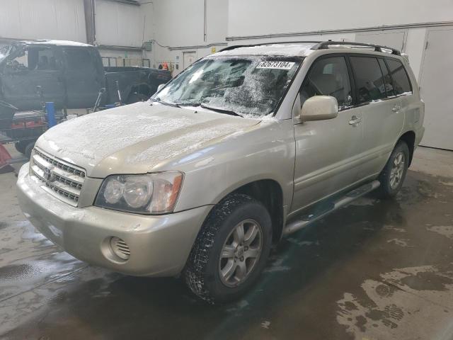 toyota highlander 2002 jtehf21a120076703